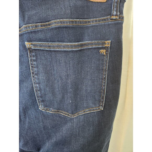 Madewell 9" Mid Rise Skinny Jeans Blue Pants Womens Size 32 Dark Wash Denim - Picture 9 of 15